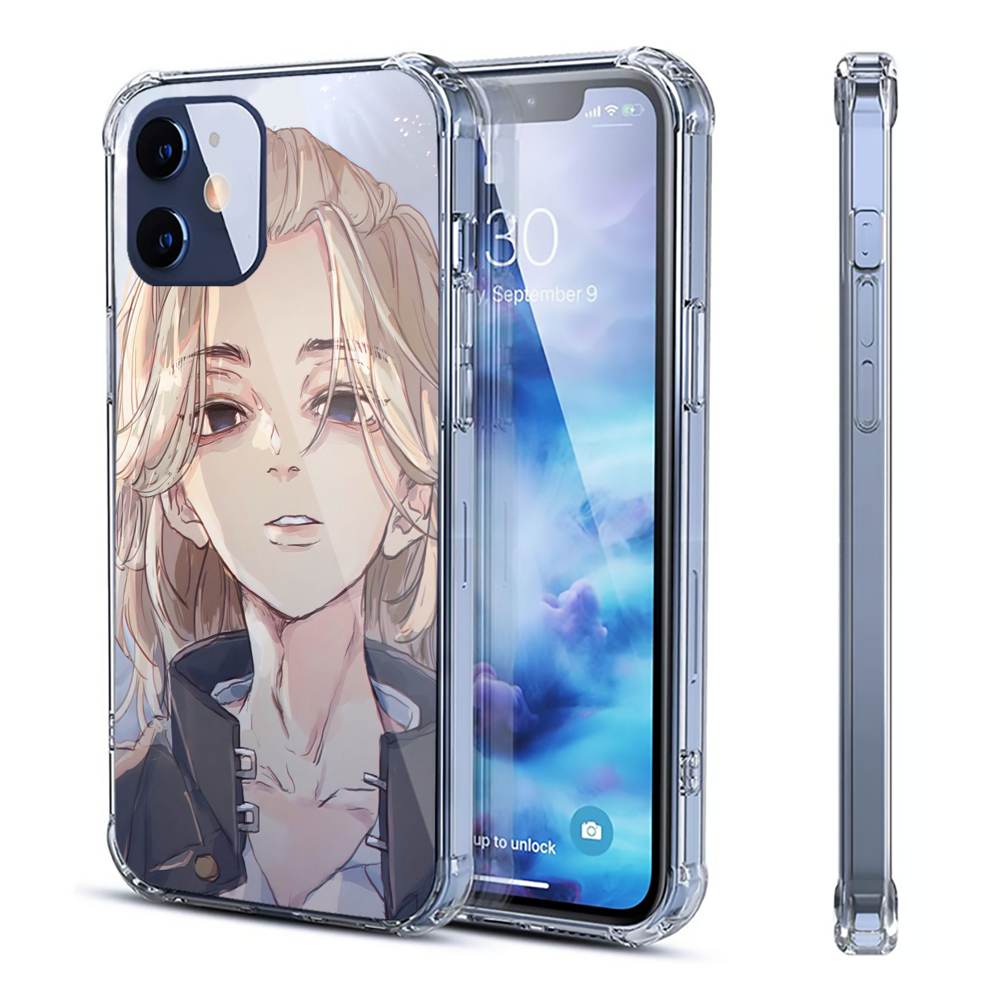 （画像用） 東京リベンジャーズ Tokyo Revengers 【iPhone 12シリーズ対応】透明スマホケース（クリアソフトケース）